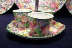 MIDWINTER BRAMA-  EGG CUPS & HANDLED TRAY  ..... http://jaapiesfinechinastore.com