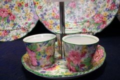 MIDWINTER BRAMA-  EGG CUPS & HANDLED TRAY  ..... http://jaapiesfinechinastore.com