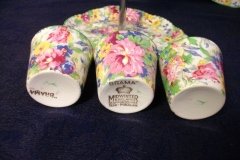 MIDWINTER BRAMA-  EGG CUPS & HANDLED TRAY  ..... http://jaapiesfinechinastore.com