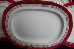 MINTON MAROON GILT OUTLINES- PLATTER 12 5/8   .....   http://jaapiesfinechinastore.com