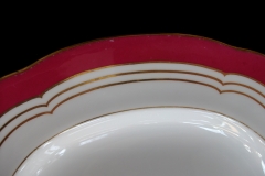 MINTON MAROON GILT OUTLINES- PLATTER 12 5/8   .....   https://www.jaapiesfinechinastore.com