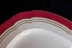 MINTON MAROON GILT OUTLINES- PLATTER 12 5/8   .....   http://jaapiesfinechinastore.com
