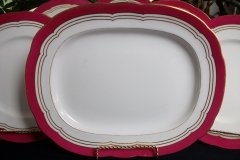 MINTON MAROON GILT OUTLINES- PLATTER 12 5/8   .....   http://jaapiesfinechinastore.com