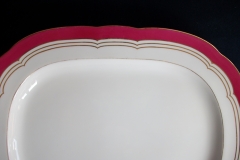 MINTON MAROON GILT OUTLINES- PLATTER 14 3/4"   .....   https://www.jaapiesfinechinastore.com