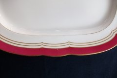 MINTON MAROON GILT OUTLINES- PLATTER 14 3/4"   .....   http://jaapiesfinechinastore.com