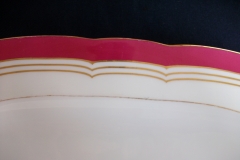 MINTON MAROON GILT OUTLINES- PLATTER 14 3/4"   .....   https://www.jaapiesfinechinastore.com