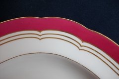 MINTON MAROON GILT OUTLINES- PLATTER 14 3/4"   .....   http://jaapiesfinechinastore.com