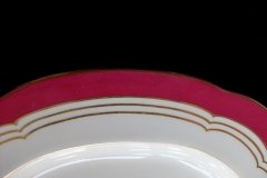 MINTON MAROON GILT OUTLINES- PLATTER 14 3/4"   .....   http://jaapiesfinechinastore.com