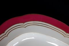 MINTON MAROON GILT OUTLINES- PLATTER 14 3/4"   .....   http://jaapiesfinechinastore.com