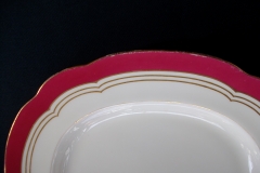 MINTON MAROON GILT OUTLINES- SERVING PLATTER 16 3/4"   .....   https://www.jaapiesfinechinastore.com