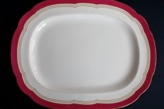 MINTON MAROON GILT OUTLINES- SERVING PLATTER 18 3/4"   .....   http://jaapiesfinechinastore.com