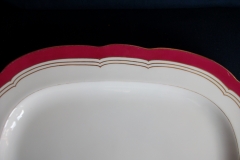 MINTON MAROON GILT OUTLINES- SERVING PLATTER 18 3/4"   .....   https://www.jaapiesfinechinastore.com