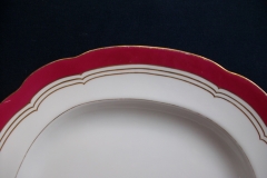 MINTON MAROON GILT OUTLINES- SERVING PLATTER 18 3/4"   .....   https://www.jaapiesfinechinastore.com