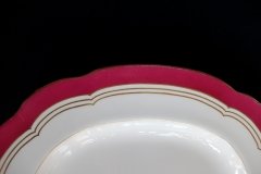 MINTON MAROON GILT OUTLINES- SERVING PLATTER 18 3/4"   .....   http://jaapiesfinechinastore.com