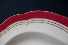 MINTON MAROON GILT OUTLINES- SERVING PLATTER 18 3/4"   .....   https://www.jaapiesfinechinastore.com