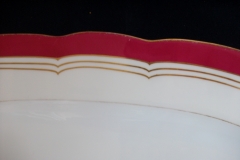 MINTON MAROON GILT OUTLINES- SERVING PLATTER 18 3/4"   .....   https://www.jaapiesfinechinastore.com