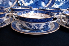 BOOTHS REAL OLD WILLOW A8025- BOOTHS REAL OLD WILLOW- BOOTHS REAL OLD WILLOW A8025- CREAM SOUP BOWL & SAUCER   .....   https://www.jaapiesfinechinastore.com