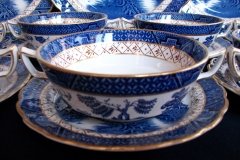 BOOTHS REAL OLD WILLOW A8025- BOOTHS REAL OLD WILLOW- BOOTHS REAL OLD WILLOW A8025- CREAM SOUP BOWL & SAUCER   .....   http://jaapiesfinechinastore.com