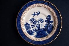 BOOTHS REAL OLD WILLOW A8025- BOOTHS REAL OLD WILLOW- BOOTHS REAL OLD WILLOW A8025- CREAM SOUP BOWL & SAUCER   .....   http://jaapiesfinechinastore.com