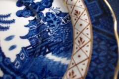 BOOTHS REAL OLD WILLOW A8025- BOOTHS REAL OLD WILLOW- BOOTHS REAL OLD WILLOW A8025- CREAM SOUP BOWL & SAUCER   .....   http://jaapiesfinechinastore.com