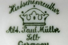 PAUL MULLER BACKSTAMP USED 1928-43.