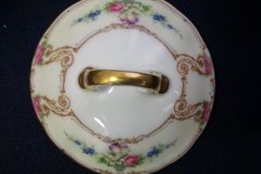 PAUL MULLER POMPADOUR- COVERED SUGAR BOWL   .....   http://jaapiesfinechinastore.com