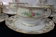 PAUL MULLER POMPADOUR- CUP & SAUCER    .....   http://jaapiesfinechinastore.com