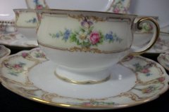 PAUL MULLER POMPADOUR- CUP & SAUCER    .....   http://jaapiesfinechinastore.com