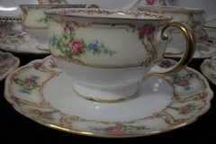 PAUL MULLER POMPADOUR- CUP & SAUCER    .....   http://jaapiesfinechinastore.com