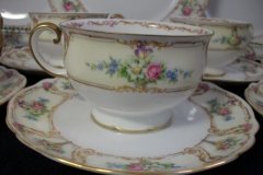 PAUL MULLER POMPADOUR- CUP & SAUCER    .....   http://jaapiesfinechinastore.com