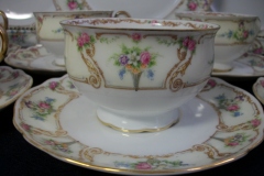 PAUL MULLER POMPADOUR- CUP & SAUCER    .....   https://www.jaapiesfinechinastore.com