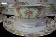 PAUL MULLER POMPADOUR- CUP & SAUCER    .....   http://jaapiesfinechinastore.com