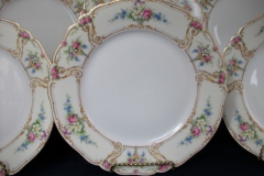 PAUL MULLER POMPADOUR- DINNER PLATE  9  7/8 " ..... https://www.jaapiesfinechinastore.com