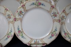PAUL MULLER POMPADOUR- DINNER PLATE  9  7/8 " ..... http://jaapiesfinechinastore.com