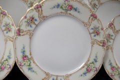 PAUL MULLER POMPADOUR- DINNER PLATE  9  7/8 " ..... http://jaapiesfinechinastore.com