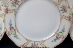 PAUL MULLER POMPADOUR- DINNER PLATE  9  7/8 " ..... https://www.jaapiesfinechinastore.com