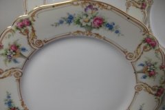 PAUL MULLER POMPADOUR- DINNER PLATE  9  7/8 " ..... http://jaapiesfinechinastore.com