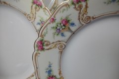 PAUL MULLER POMPADOUR- DINNER PLATE  9  7/8 " ..... http://jaapiesfinechinastore.com