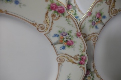 PAUL MULLER POMPADOUR- DINNER PLATE  9  7/8 " ..... https://www.jaapiesfinechinastore.com