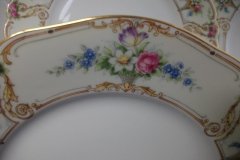 PAUL MULLER POMPADOUR- DINNER PLATE  9  7/8 " ..... http://jaapiesfinechinastore.com