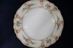 PAUL MULLER POMPADOUR- DINNER PLATE  9  7/8 " ..... https://www.jaapiesfinechinastore.com