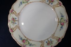 PAUL MULLER POMPADOUR- DINNER PLATE  9  7/8 " ..... http://jaapiesfinechinastore.com