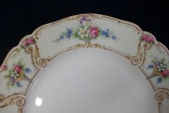 PAUL MULLER POMPADOUR- DINNER PLATE  9  7/8 " ..... http://jaapiesfinechinastore.com