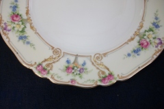 PAUL MULLER POMPADOUR- DINNER PLATE  9  7/8 " ..... https://www.jaapiesfinechinastore.com