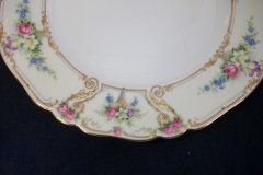 PAUL MULLER POMPADOUR- DINNER PLATE  9  7/8 " ..... http://jaapiesfinechinastore.com