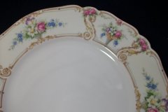 PAUL MULLER POMPADOUR- DINNER PLATE  9  7/8 " ..... http://jaapiesfinechinastore.com