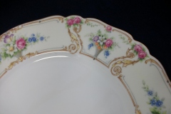 PAUL MULLER POMPADOUR- DINNER PLATE  9  7/8 " ..... https://www.jaapiesfinechinastore.com