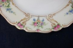 PAUL MULLER POMPADOUR- DINNER PLATE  9  7/8 " ..... http://jaapiesfinechinastore.com