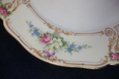 PAUL MULLER POMPADOUR- DINNER PLATE  9  7/8 " ..... http://jaapiesfinechinastore.com