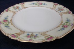 PAUL MULLER POMPADOUR- DINNER PLATE  9  7/8 " ..... https://www.jaapiesfinechinastore.com